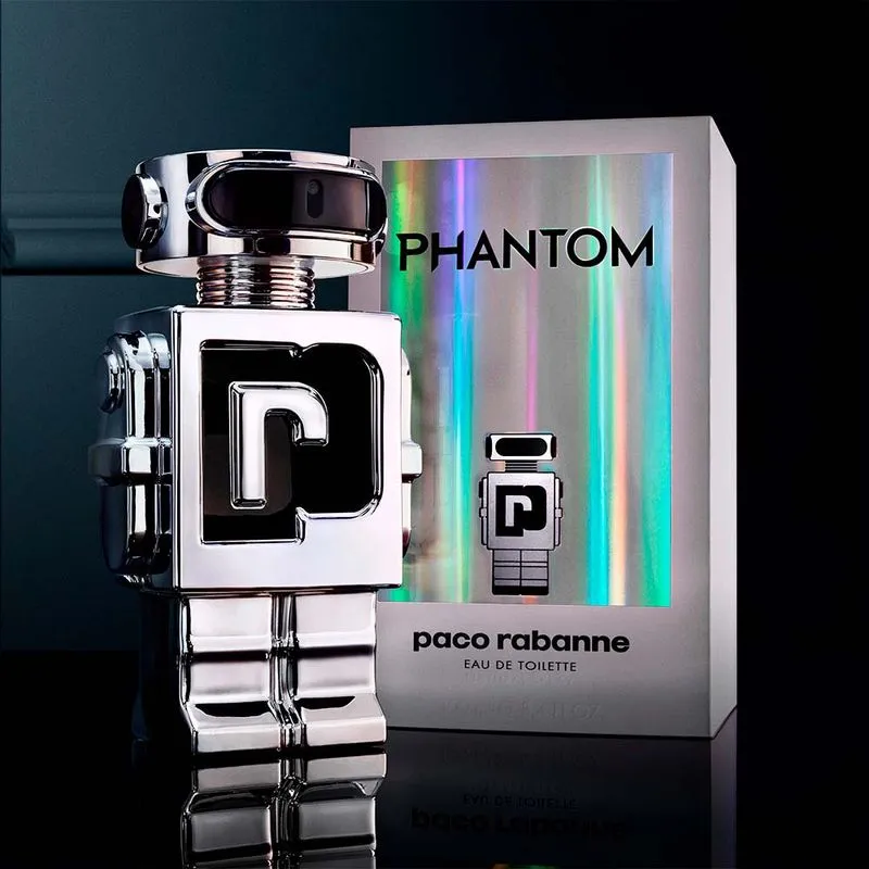 PERFUME MASCULINO PACO RABANNE PHANTOM EAU DE TOILETTE 100ml - Imagem 4