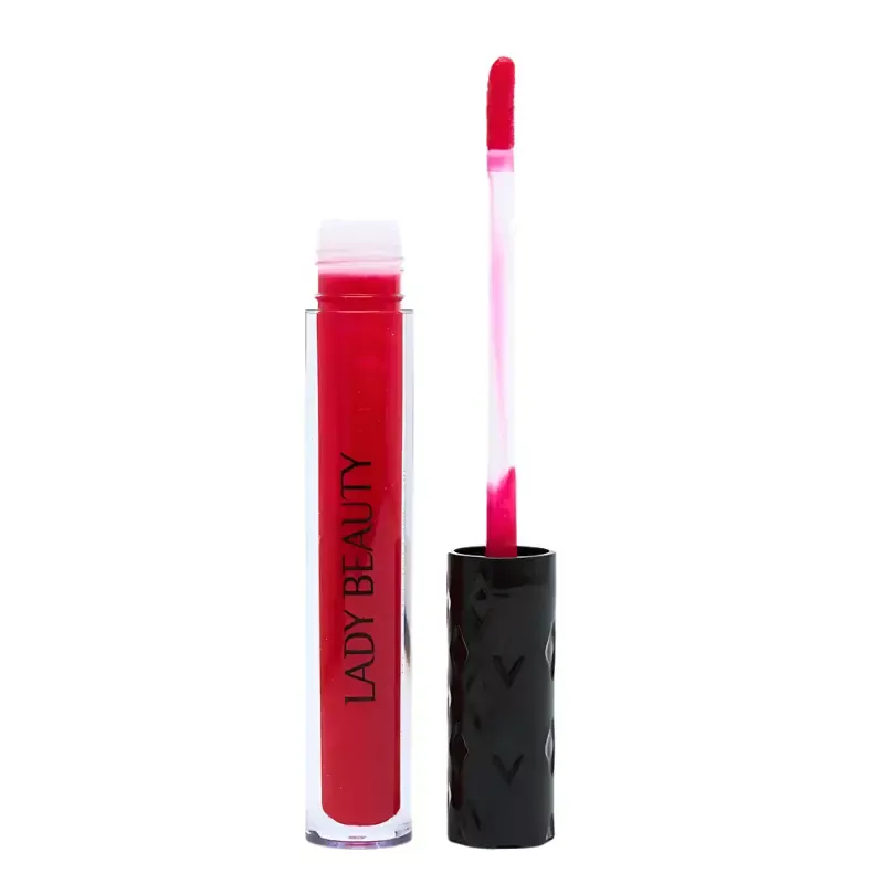 Lip gloss Red Glow- Lady Beauty